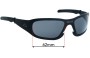 Sunglass Fix Lentes de Repuesto para Liquid Eyewear Titan - 62mm Wide 