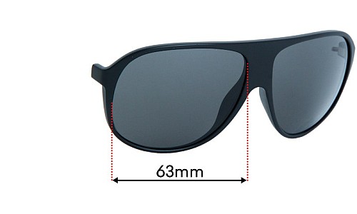 Sunglass Fix Replacement Lenses for POC Did - 63mm Wide 