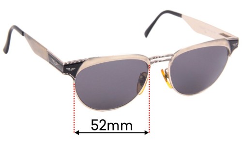 Sunglass Fix Replacement Lenses for Police 2140 - 52mm Wide 