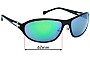Sunglass Fix Replacement Lenses for Police S8771N Sunset Park - 67mm Wide 