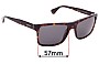 Sunglass Fix Lentes de Repuesto para Prada SPR01S & PR01SS - 57mm Wide 