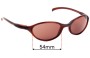 Sunglass Fix Replacement Lenses for Ray Ban RB2045 Cutters - 54mm Wide 