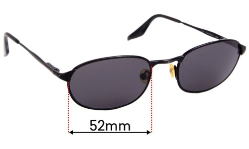 Sunglass Fix Replacement Lenses for Ray Ban RB3003 Highstreet MS - 52mm Wide 