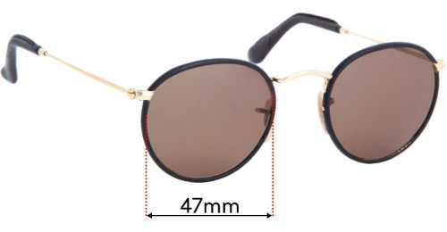 Rb3475 Ray-Ban RB3475-Q Round Craft 47mm Replacement Lenses