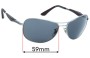 Sunglass Fix Replacement Lenses for Ray Ban RB3519 - 59mm Wide 