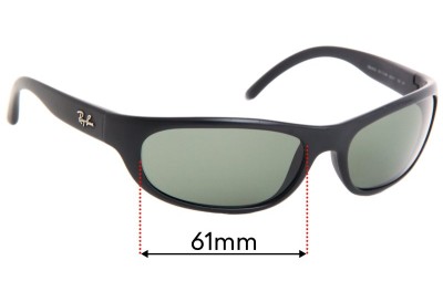 Ray Ban RB4033 60mm Replacement Lenses 61mm wide 