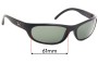 Sunglass Fix Replacement Lenses for Ray Ban RB4033 60mm - 61mm Wide 