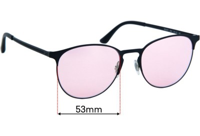 Ray Ban RB6375 Replacement Lenses 53mm wide 