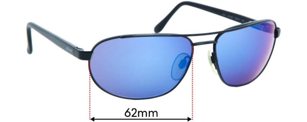 Sunglass Fix Replacement Lenses for Revo RE3007 - 62mm Wide