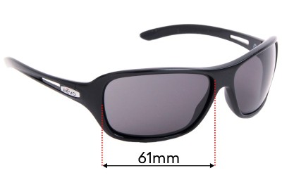 Revo RE4040 Highside  Replacement Lenses 61mm wide 