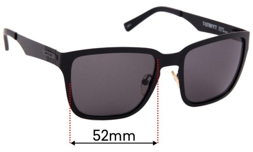 Rip Curl T-Street  Replacement Lenses 52mm wide 