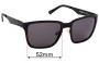 Sunglass Fix Replacement Lenses for Rip Curl T-Street - 52mm Wide 