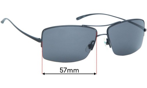 Sunglass Fix Replacement Lenses for Sama Slam - 57mm Wide 