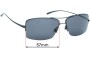 Sunglass Fix Replacement Lenses for Sama Slam - 57mm Wide 
