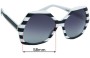 Sunglass Fix Lentes de Repuesto para Savage Paris - 58mm Wide 