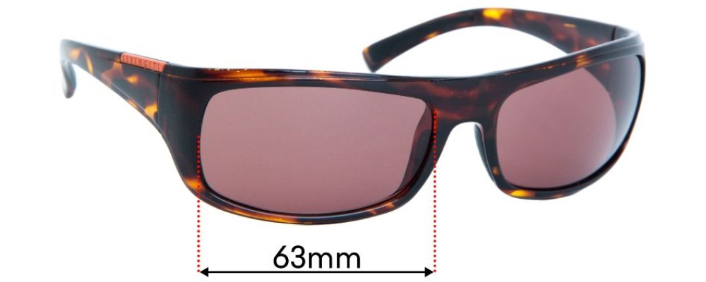 Sunglass Fix Replacement Lenses for Serengeti Cetera - 63mm Wide