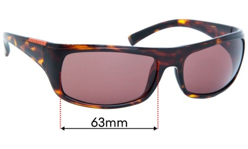 Sunglass Fix Replacement Lenses for Serengeti Cetera - 63mm Wide 