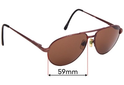 Sunglass Fix Replacement Lenses for Serengeti Drivers 5498C- 59mm Wide 