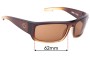 Sunglass Fix Ersatzgläser für Spy Optic Piper - 62mm Wide 