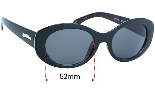 Sunglass Fix Replacement Lenses for Szade Gilmore - 52mm Wide 