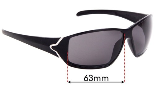 Sunglass Fix Replacement Lenses for Tag Heuer Racer TH9203 - 63mm Wide 