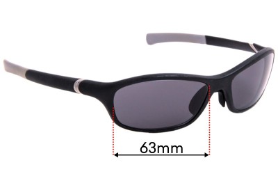 Tag Heuer TH 6001 Replacement Lenses 63mm wide 