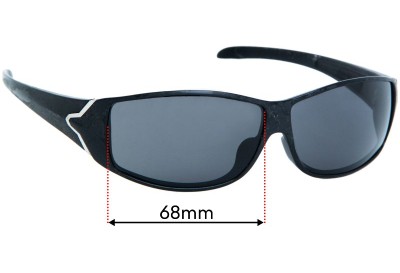 Tag Heuer TH9204 Replacement Lenses 68mm wide 