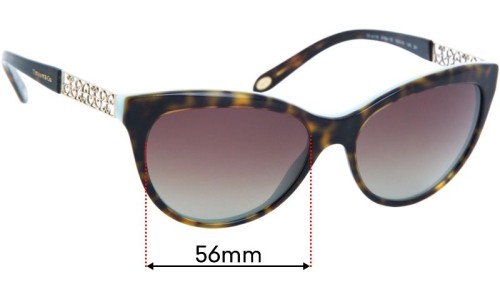 Sunglass Fix Replacement Lenses for Tiffany & Co TF 4119 - 56mm Wide 
