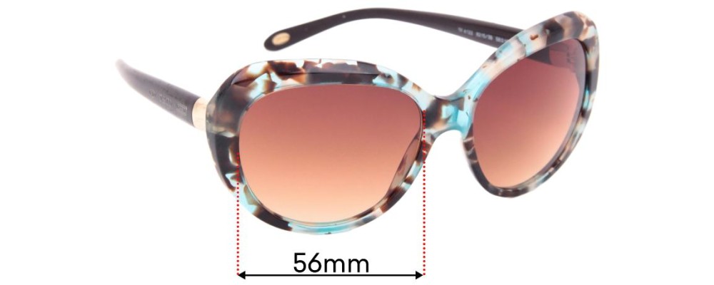 Sunglass Fix Replacement Lenses for Tiffany & Co TF 4122 - 56mm Wide