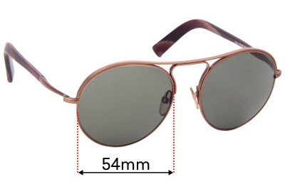 Sunglass Fix Replacement Lenses for Tom Ford Jessie TF449 - 54mm Wide 
