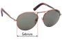 Sunglass Fix Ersatzgläser für Tom Ford Jessie TF449 - 54mm Wide 