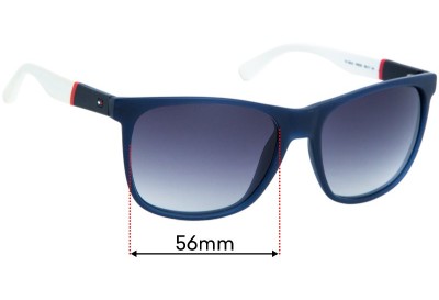 Tommy Hilfiger TH 1281/S  Replacement Lenses 56mm wide 