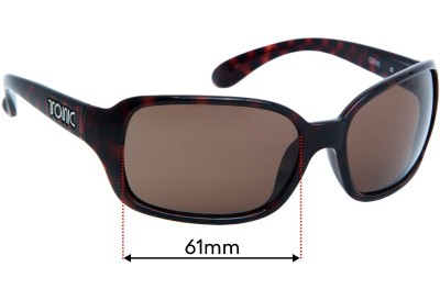 Tonic Cove Lentes de Repuesto 61mm wide 