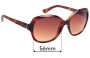 Sunglass Fix Replacement Lenses for Vogue VO2871-S - 56mm Wide 