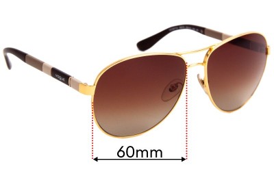 Vogue VO3977-S Replacement Lenses 60mm wide 