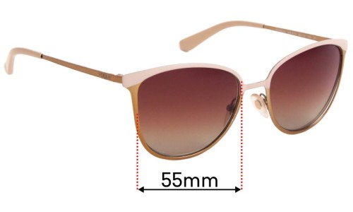 Sunglass Fix Replacement Lenses for Vogue VO4002-S - 55mm Wide 