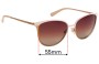Sunglass Fix Replacement Lenses for Vogue VO4002-S - 55mm Wide 