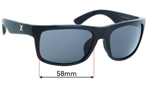 Sunglass Fix Replacement Lenses for Zeal Essential - 58mm Wide 