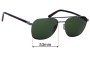 Sunglass Fix Replacement Lenses for Harley Davidson HD 2012 - 53mm Wide 
