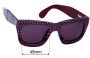 Sunglass Fix Replacement Lenses for Ksubi Atik - 49mm Wide 