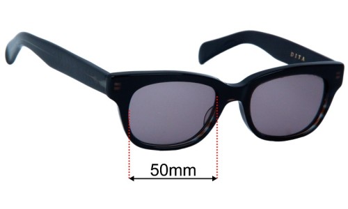 Dita E=MC² Replacement Lenses 50mm wide 