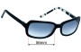 Sunglass Fix Verres de Remplacement pour Kate Spade Rachel/8 - 56mm Wide 