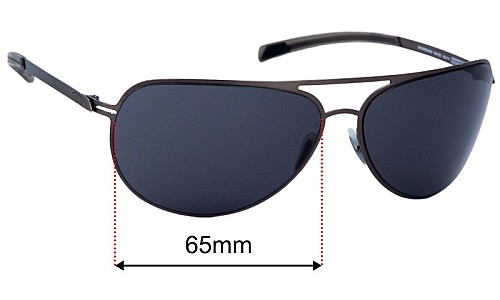 Sunglass Fix Replacement Lenses for Smith Showdown - 65mm Wide 
