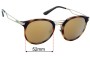 Sunglass Fix Replacement Lenses for Vogue VO5132-S - 52mm Wide 