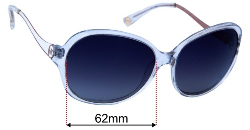 Michael Kors M2453S Drake 62mm Replacement Lenses display picture 2
