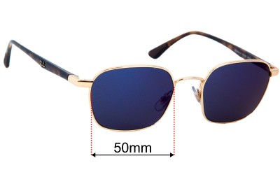 Ray Ban RB3664 Chromance Replacement Lenses 50mm wide 