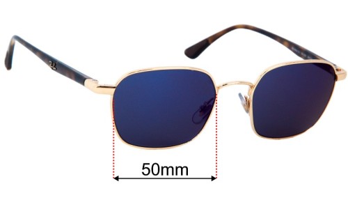 Ray Ban RB3664 Chromance Replacement Sunglass Lenses 50mm 