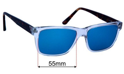 Rip Curl Trestles Ersatzlinsen 55mm wide 