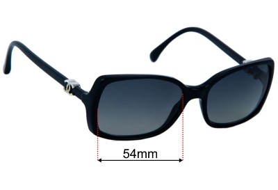 Chanel 5218 Replacement Lenses 54mm wide 
