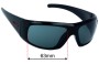 Sunglass Fix Replacement Lenses for Dirty Dog Gangster - 63mm Wide 